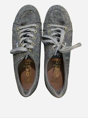 Keds Women's Gray Lace-Up Sneakers